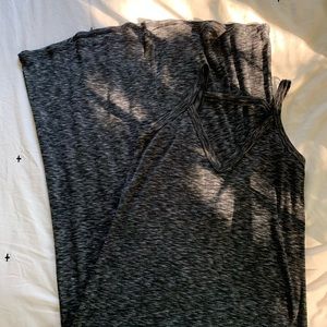 DARK GREY JERSEY MAXI DRESS